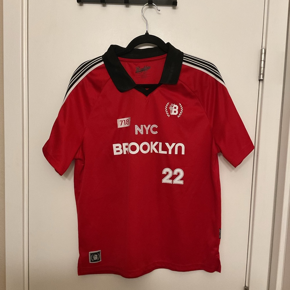Brooklyn Red Soccer Jersey